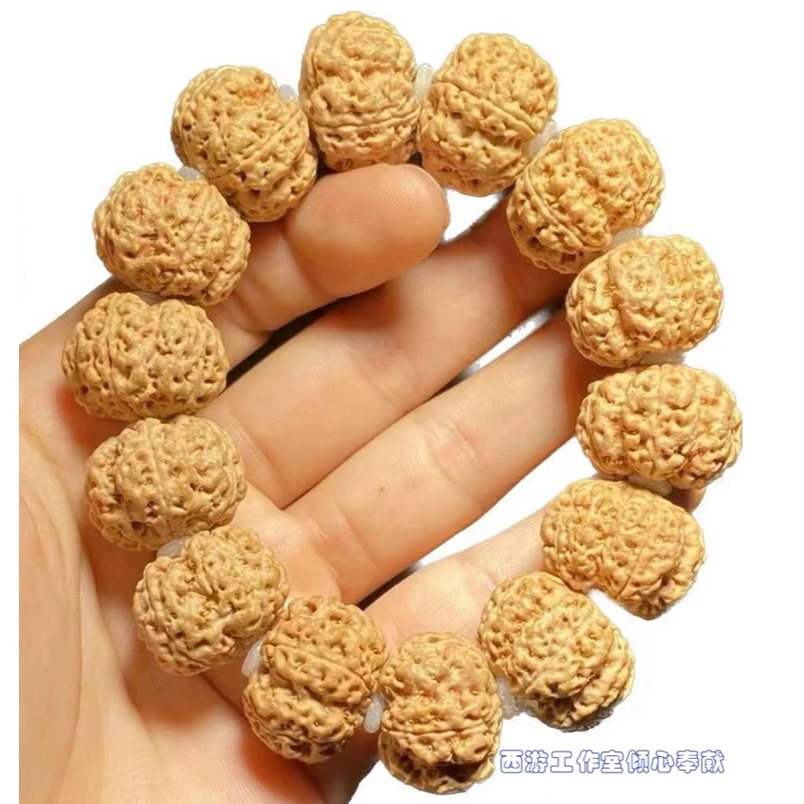 尼泊尔毕业级5五瓣古龙梅花大金刚菩提子手串男士女小金刚手串