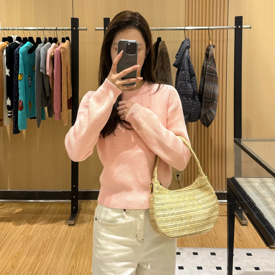 【031】【032】【修身长袖】轻柔新款长袖针织衫 6107