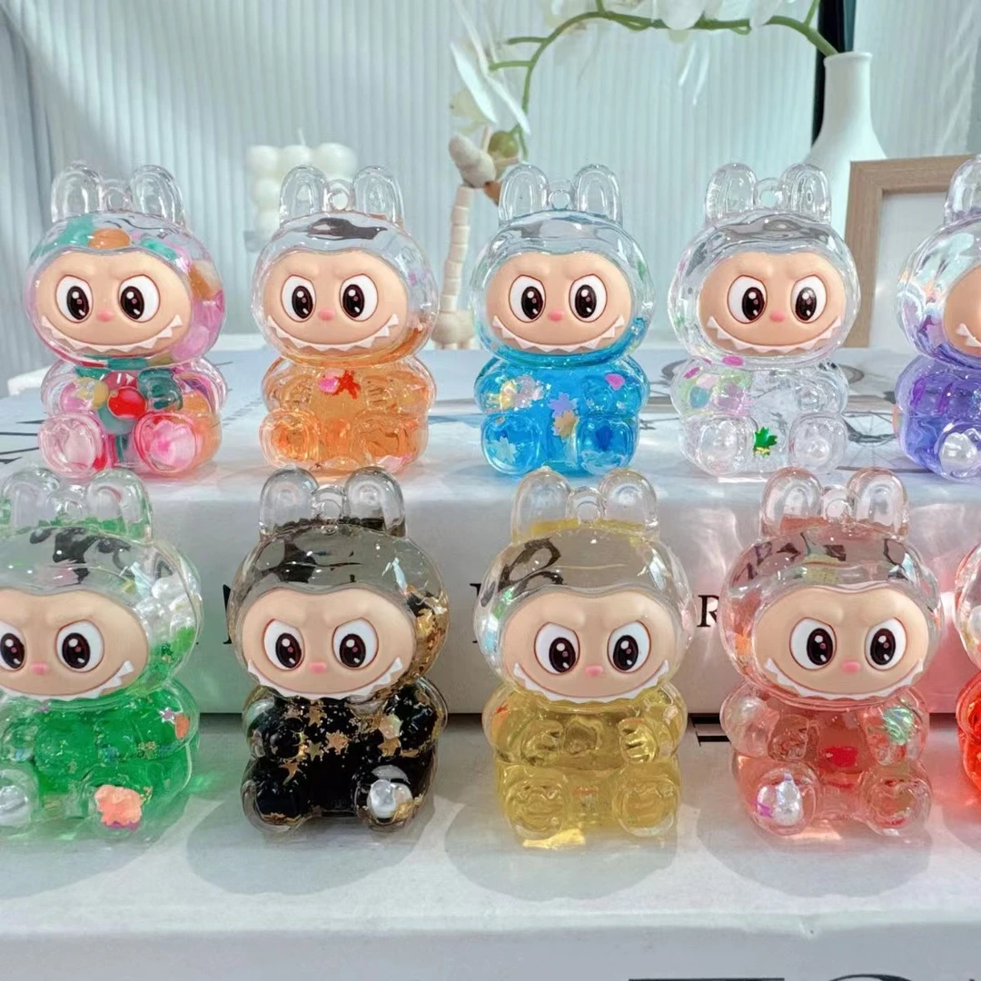 【迷你款拉布布成品扣】流沙入油桌面摆件/钥匙扣