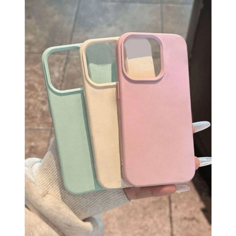 简约纯色高级感适用苹果16promaxiPhone15手机壳14个性13全包防摔