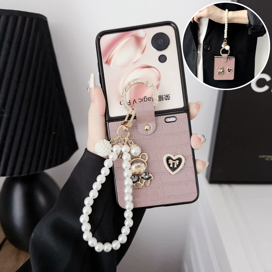 适用荣耀magicVFlip网红手机壳折叠屏magicvflip全包防摔新款可爱