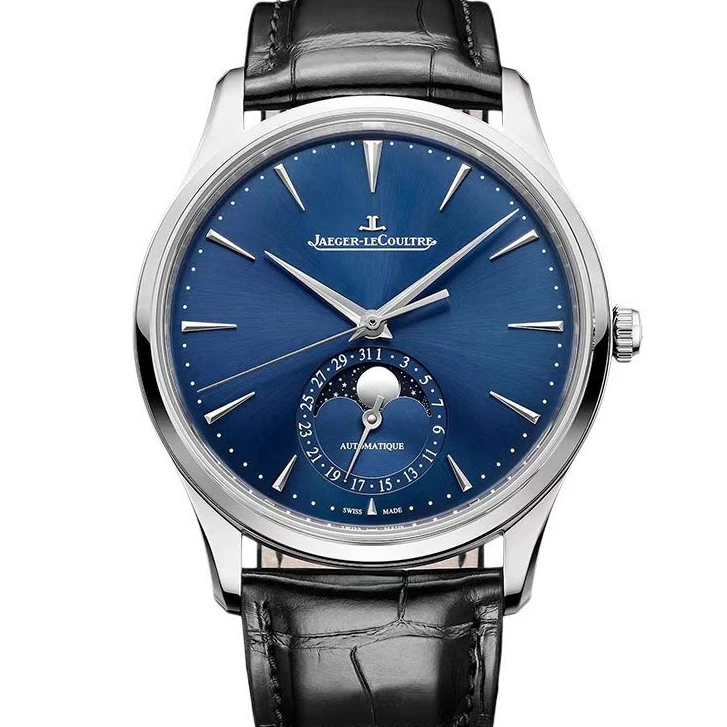 99新 Jaeger-LeCoultre/积家 大师1368480/蓝面满天星钢月相/23年