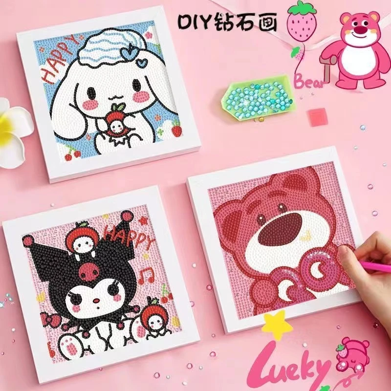 儿童手工钻石画   图案随机发，介意勿拍