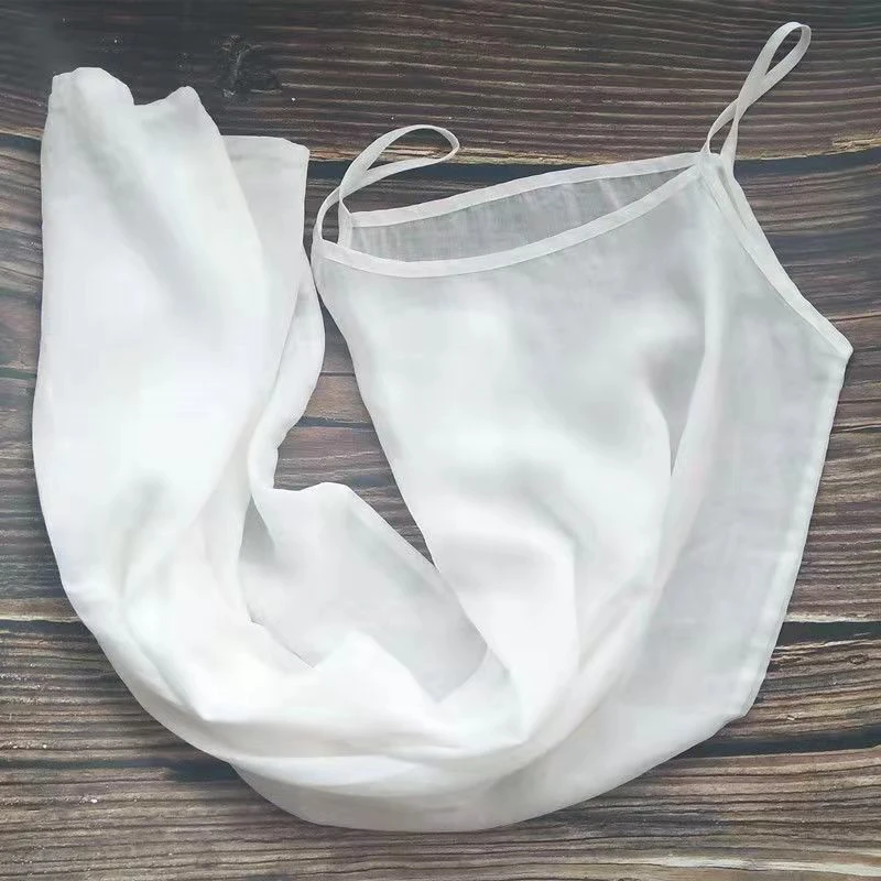 精梳棉纯棉打底吊带裙内搭连衣裙内搭裙中长款宽松大码背心衬裙