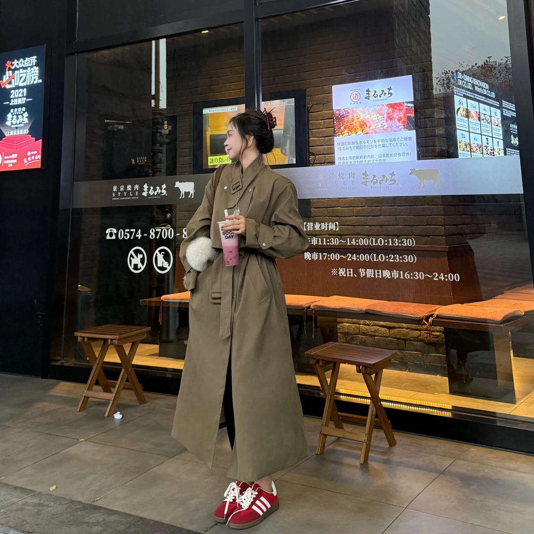 可拆卸真狐狸毛领90白鸭绒内胆中长款设计师派克服19268