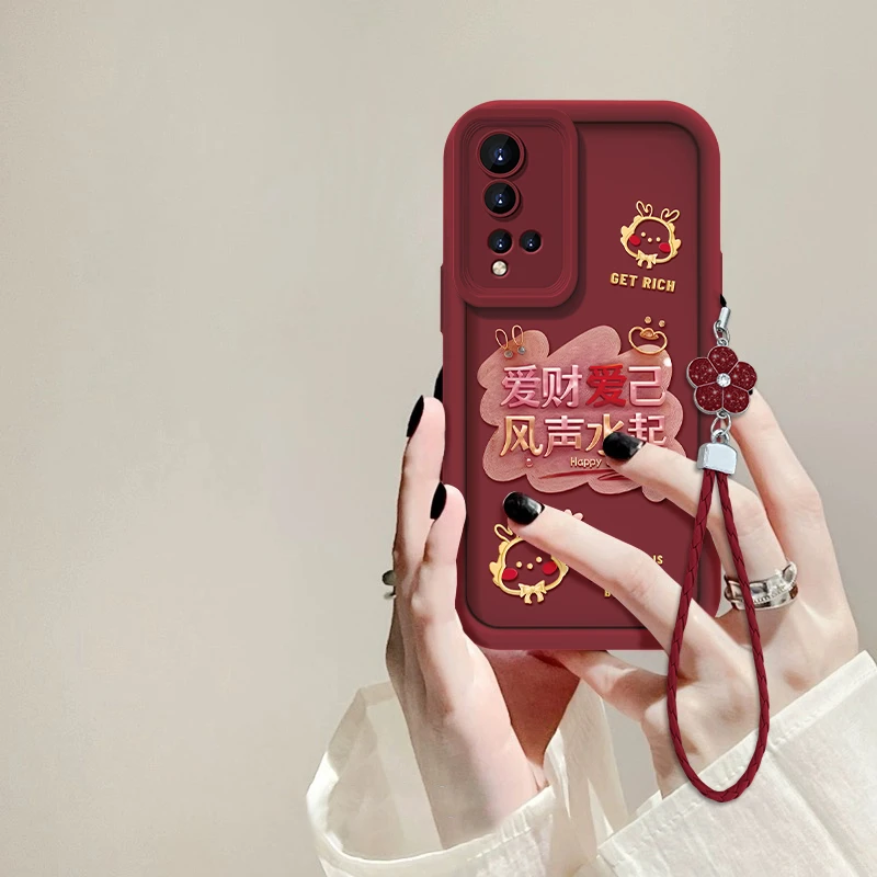 适用于华为nova5Pro爱财爱己天眼阶梯手机壳全包硅胶防摔简约女款