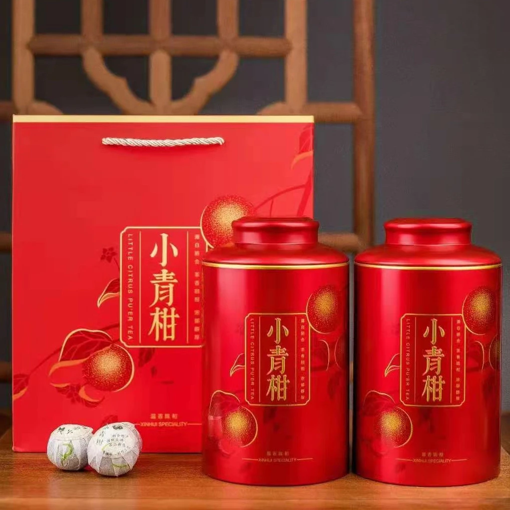 莫妮卡2022年小青柑茶  约250g/罐*2+不锈钢滤网
