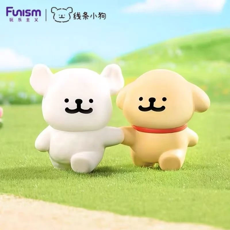 玩乐主义线条小狗第一代快乐贴贴系列盲盒
