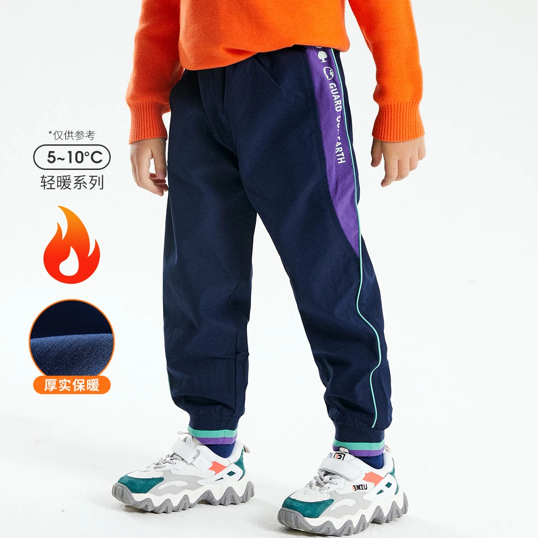 PEPCO/小猪班纳250431282童梭织夹长裤P701-105-118