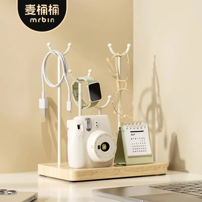 【钥匙收纳架】麦桶桶钥匙杂物收纳摆件钥匙收纳盒入门桌面收纳架