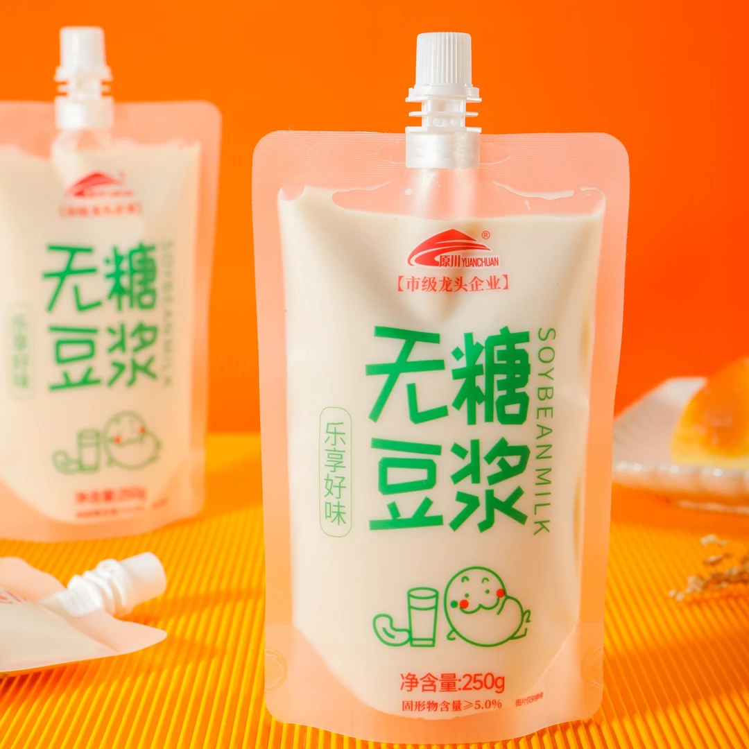 原川无糖豆浆营养豆奶无蔗糖添加袋装无糖饮品早餐植物蛋白饮料