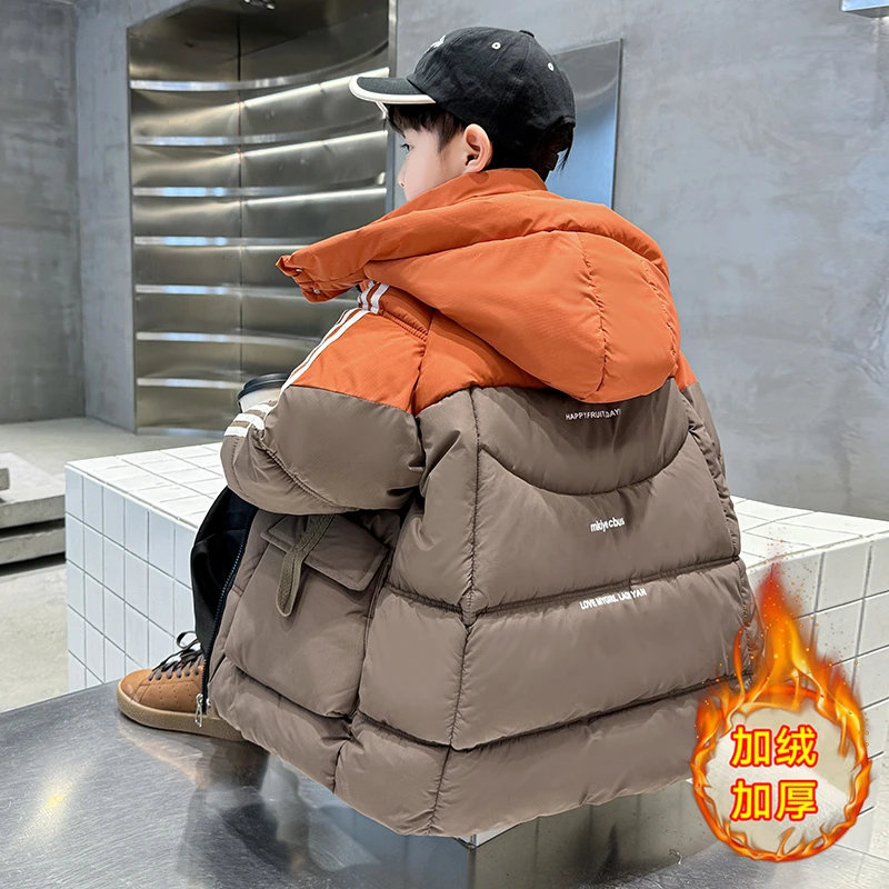 童装男童棉衣冬装2023新款洋气韩版儿童洋气棉服外套冬季加厚棉袄