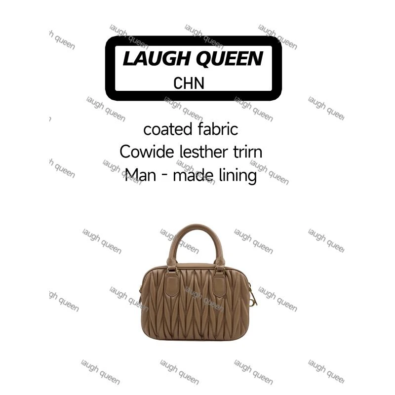 Laugh Queen手工打造真皮女士新款包棕色10811 zz大