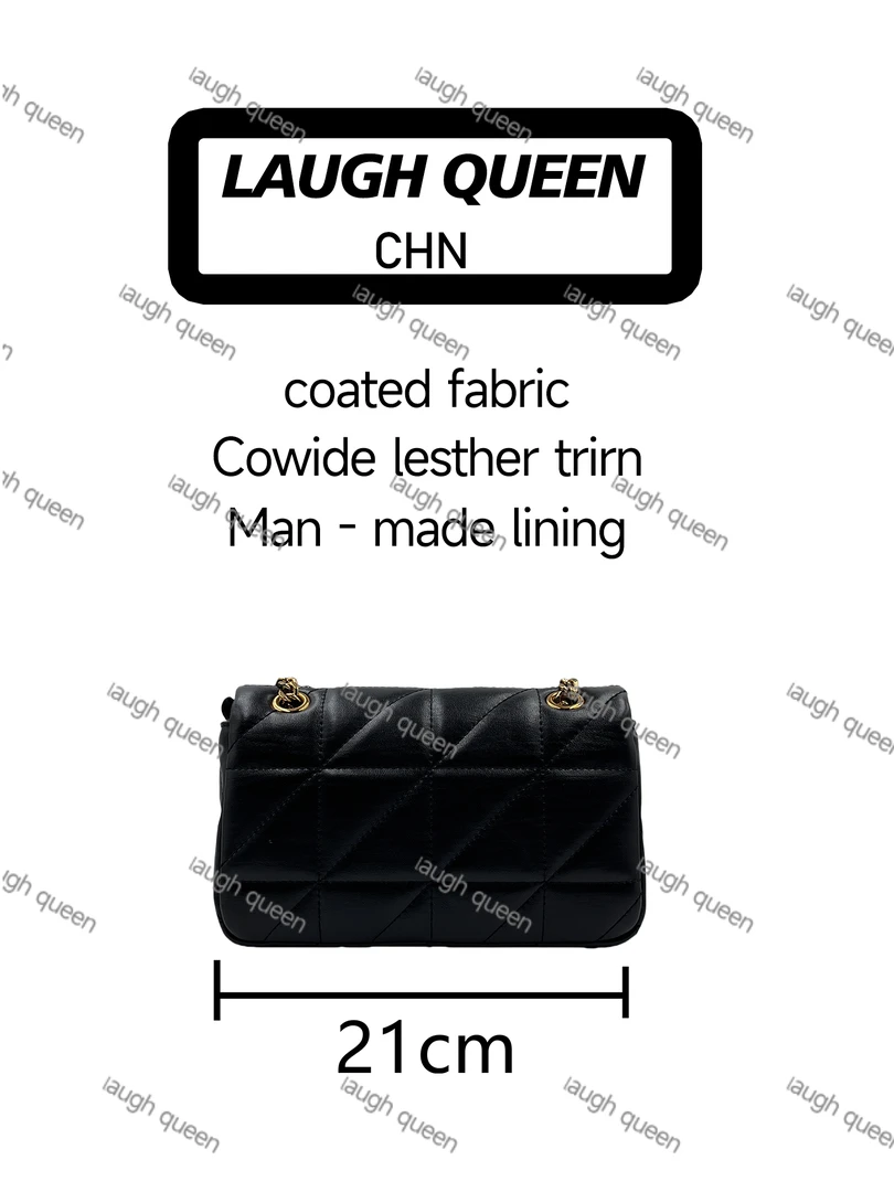 Laugh QueenLaugh Queen手工打造真皮女士包单黑10833