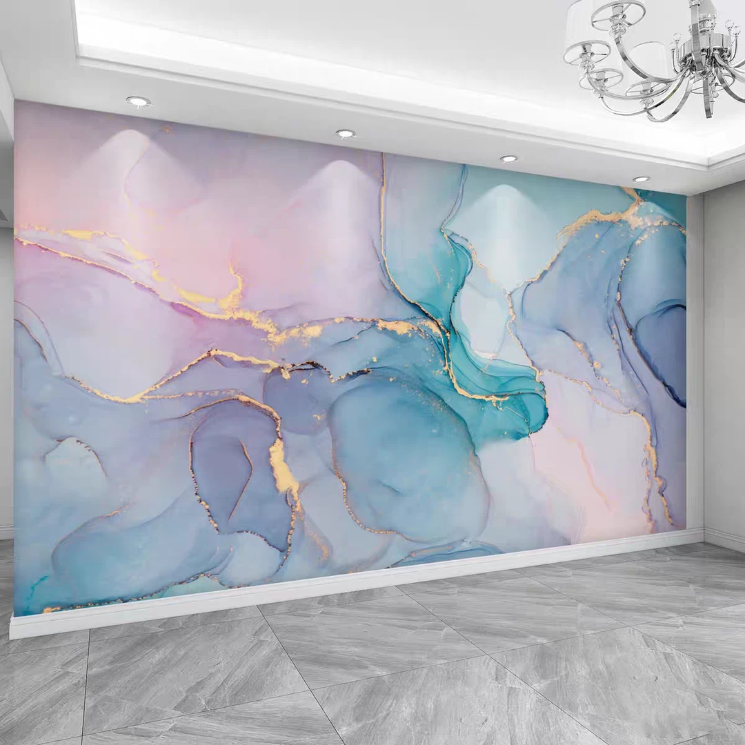 电视背景墙布2024年新款定制壁布客厅影视墙布壁画8d立体浮雕壁纸