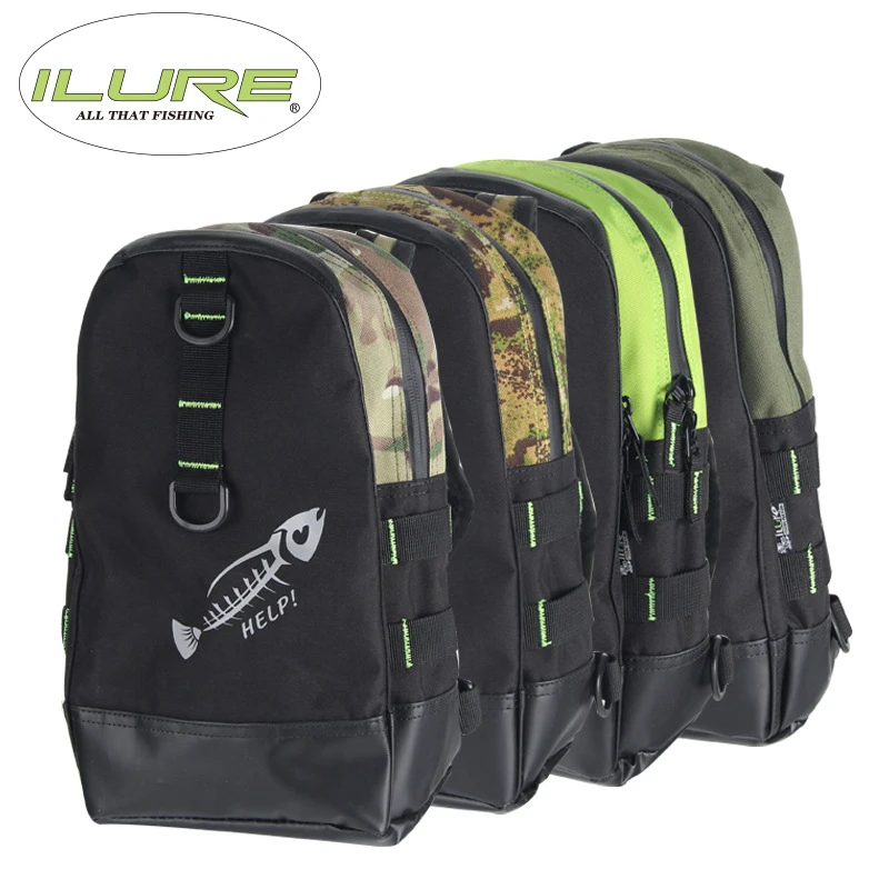 威海渔具 爱路亚新款胸包 时尚户外钓鱼路亚包 斜跨多功能工具包