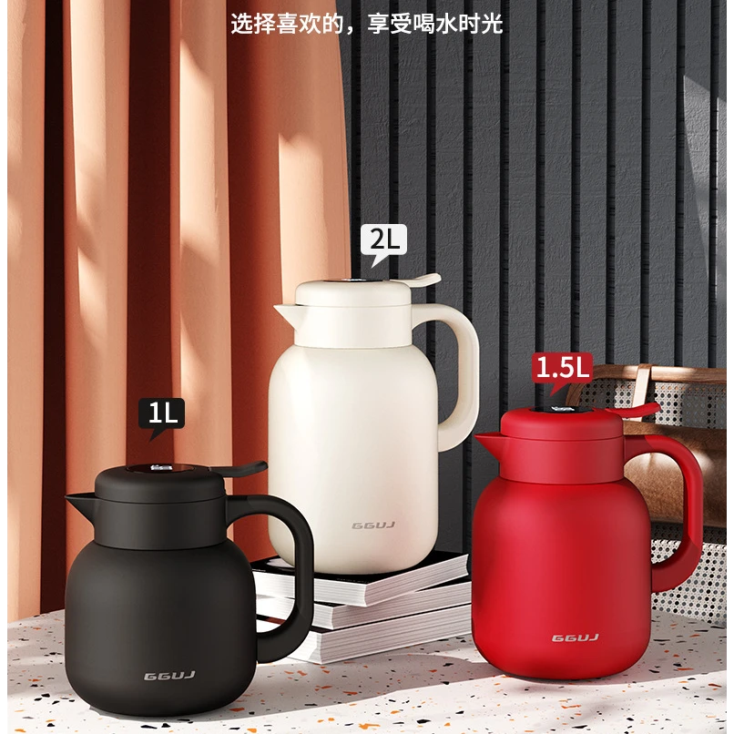 316不锈钢焖茶壶家用老白茶闷泡壶茶水分离保温水壶大容量泡茶壶