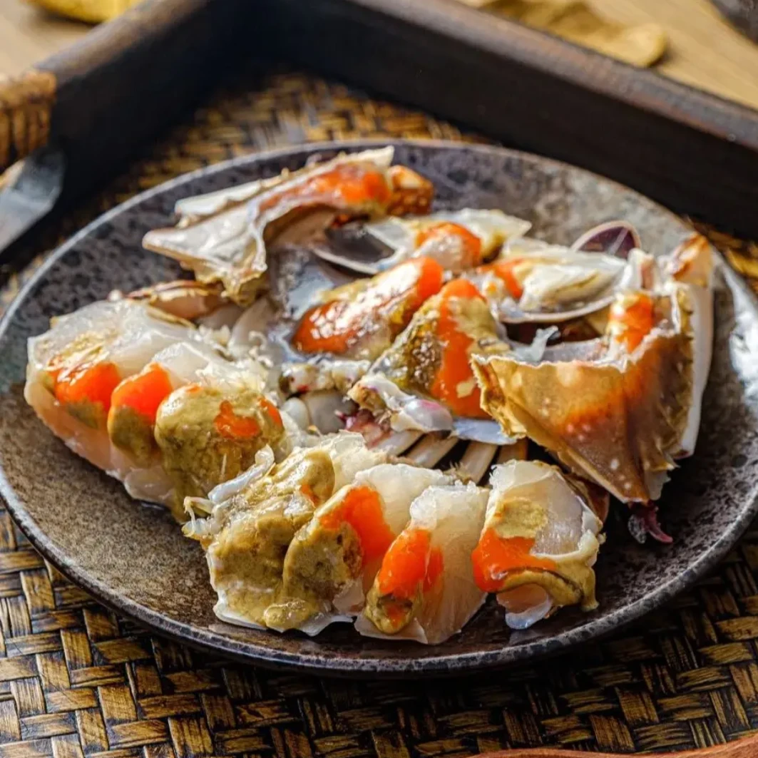 捕鱼人飞机膏红膏呛蟹（3-4两/只）舟山特色咸呛蟹腌制