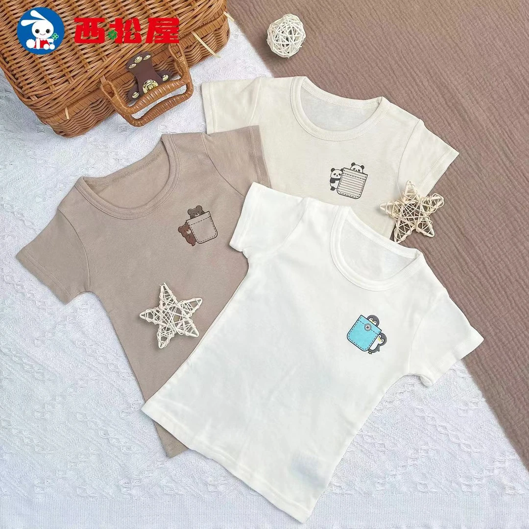 【西松屋】儿童T恤圆领夏季