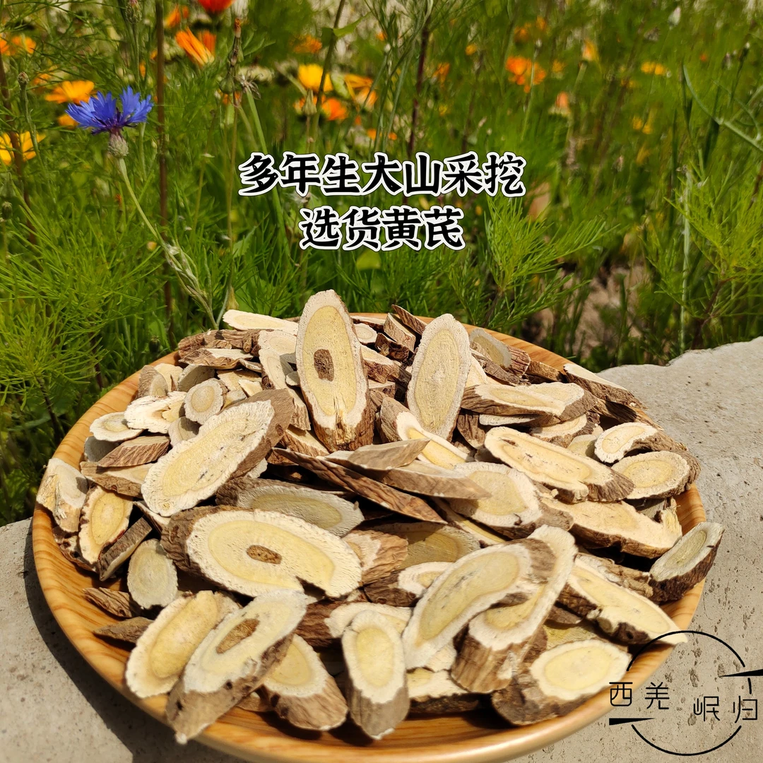 （多年生黄芪）甘肃岷县大山采挖自然晾晒黄芪煲汤泡水