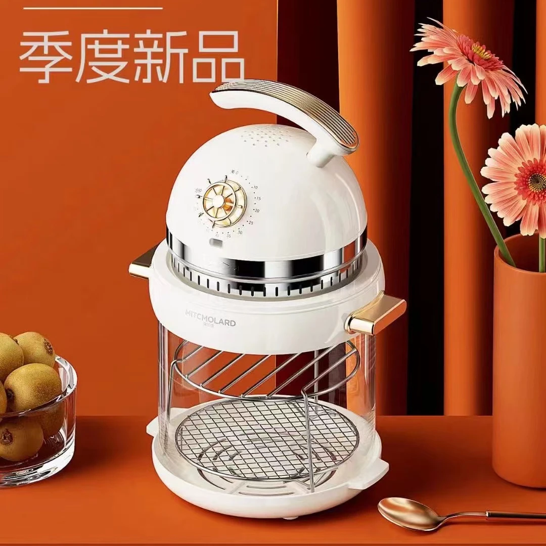 多功能家用新款高硼硅玻璃空气炸锅