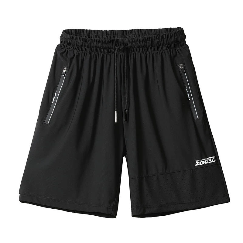 男士休闲短裤新款冰丝面料透气大码运动健身户外夏季薄款跑步K014