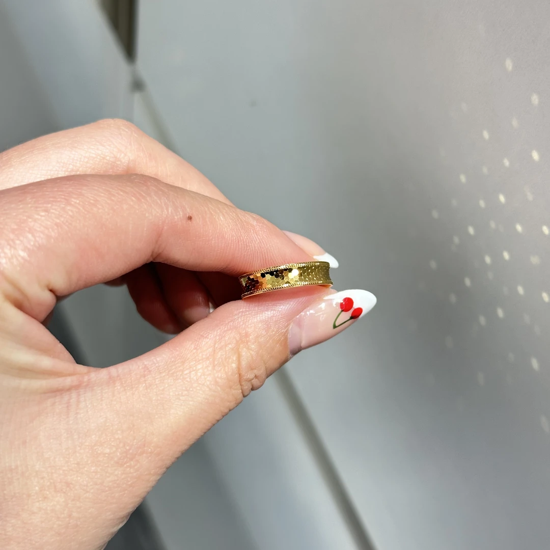 5G工艺鱼鳞款式戒指