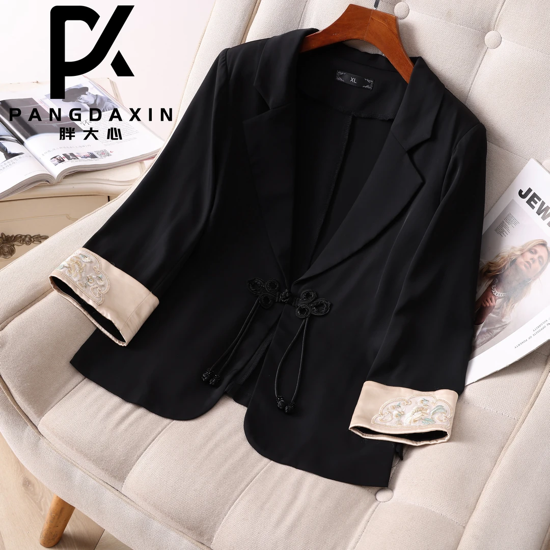【胖大心】大码女装新款新中式国风百搭西服外套26878772