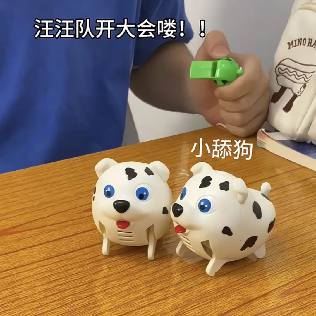 【拾光】吹口哨声控感应会跑跳跳小狗萌宠灯光音乐电动玩具
