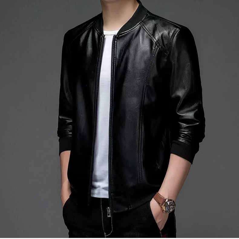 ZOTLI PAOLO/佐丹利·保罗春秋-冬季棒球领休闲皮衣-208