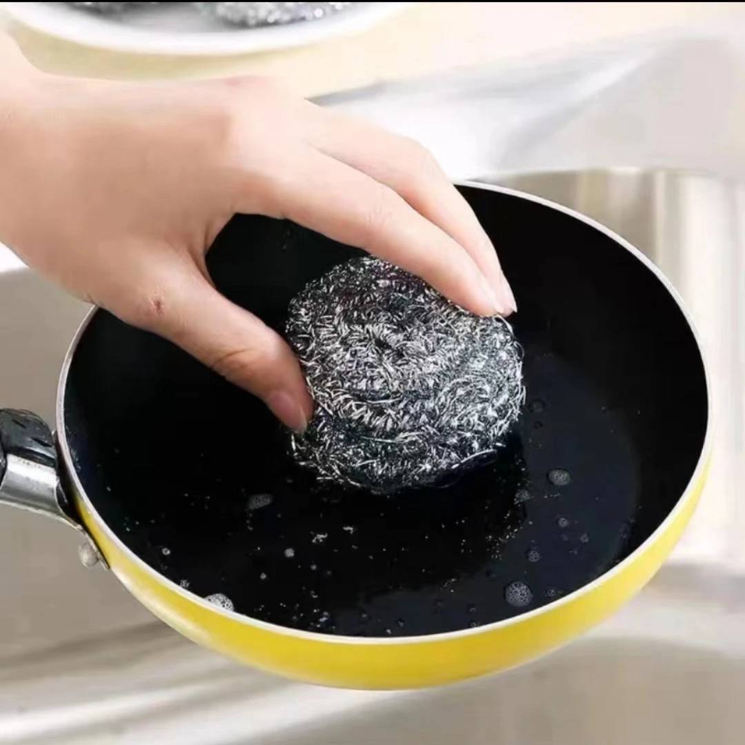 清洁钢丝球【12个1袋装】15g大号 洗碗球 耐用清洗不伤手不掉丝