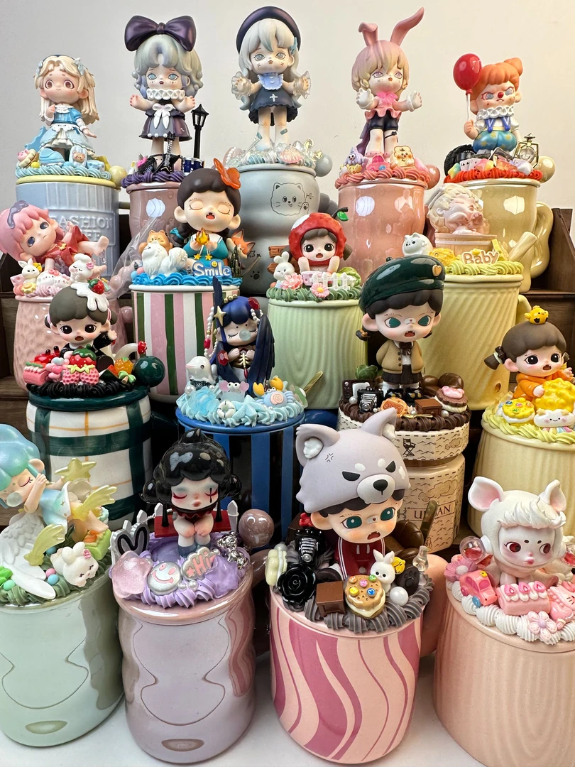 【现货】创意手工奶油胶DIY规格摆件水杯居家日用摆件马克杯