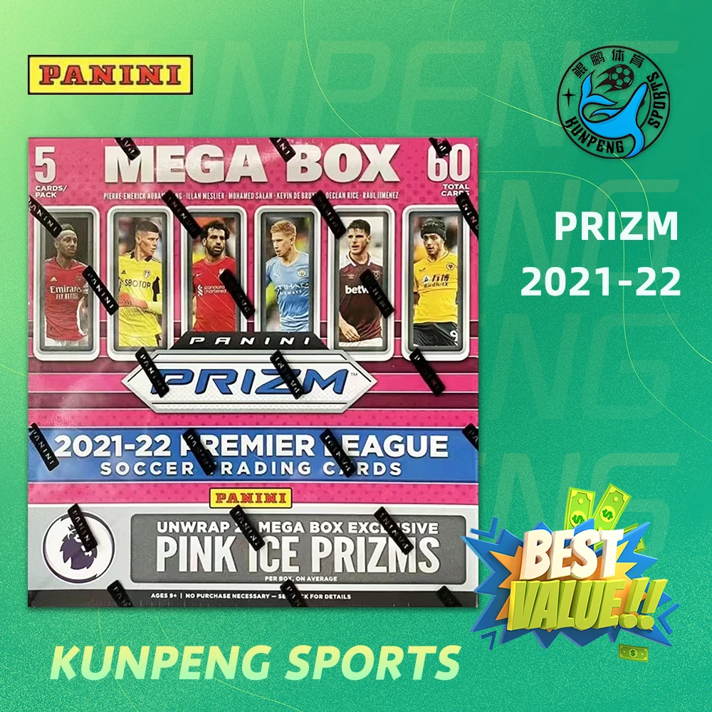 21-22 帕尼尼 英超 Prizm Mega 粉碎冰 （下单默认代拆）