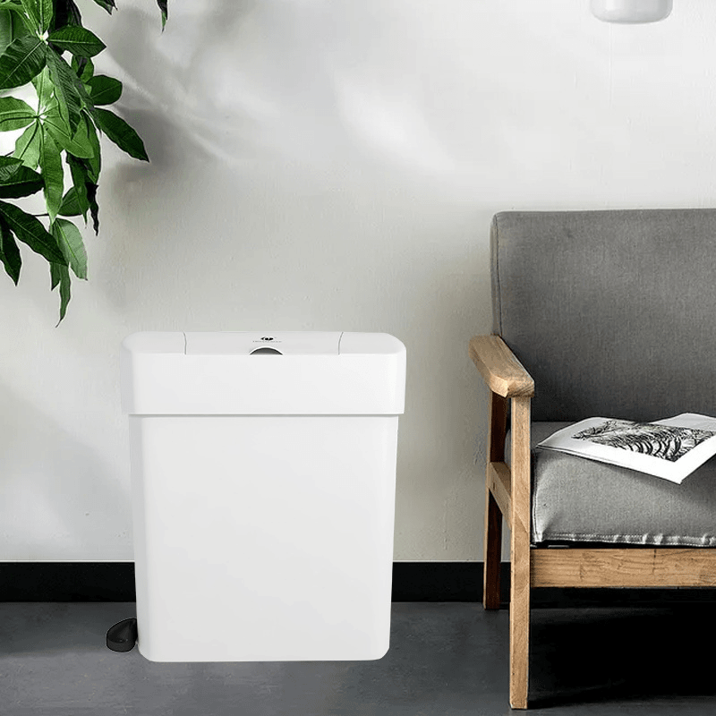 全自动感应垃圾桶大号防水简约厨房厕所感应式挂式带盖厕所垃圾桶