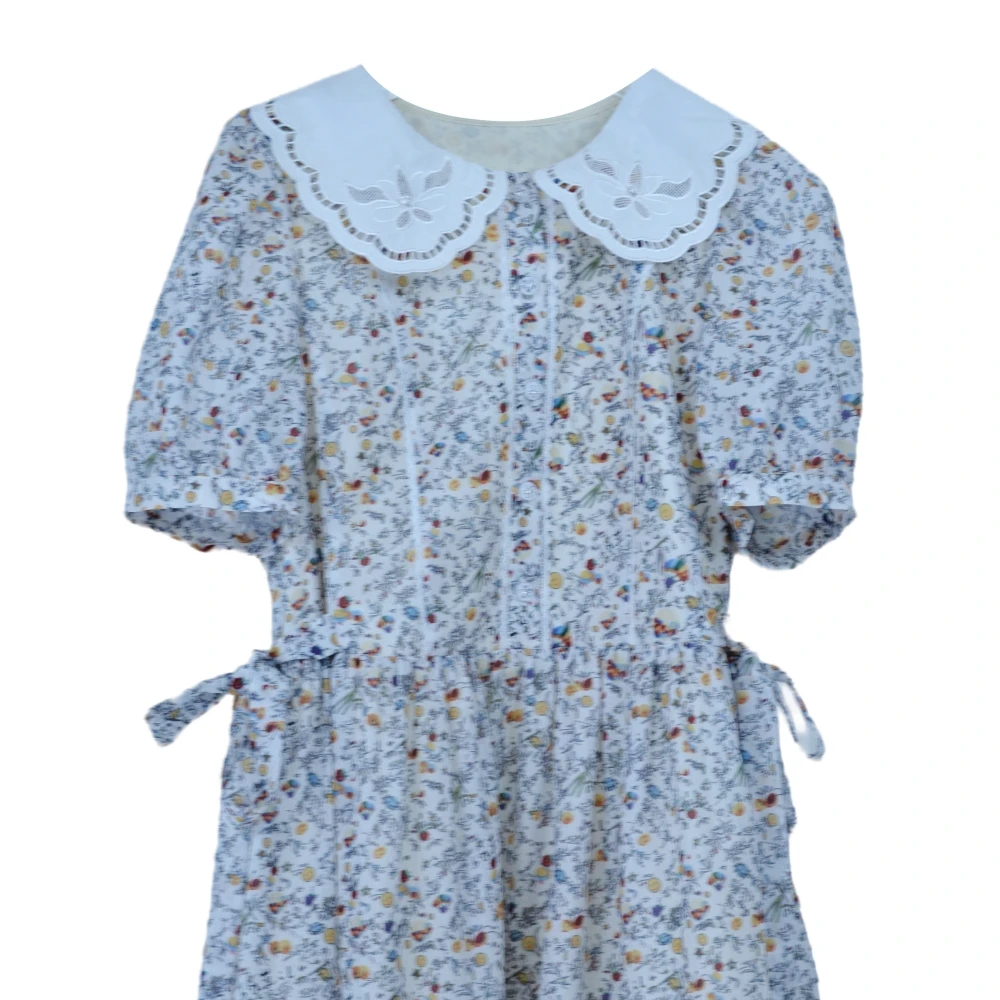 【万万专属】夏季新款碎花显瘦气质连衣裙 XL7014