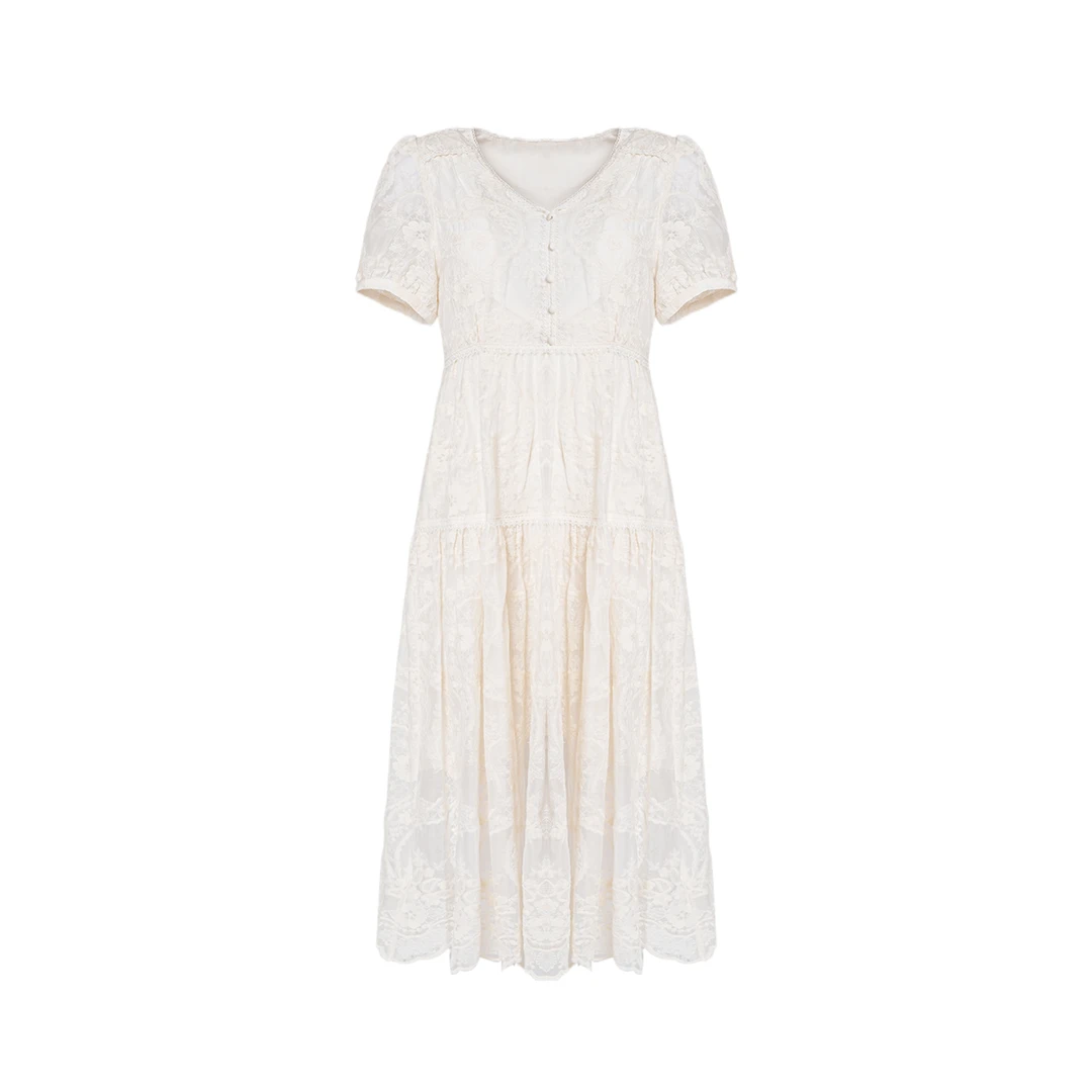 【YZ专属】法式气质时尚显瘦连衣裙 M242L7151Z