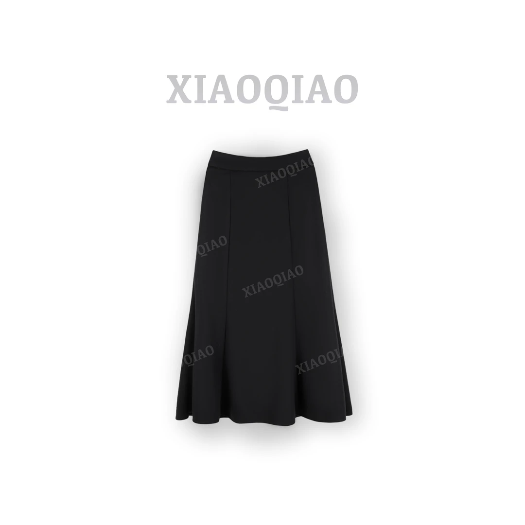 【小乔定制】美人鱼~时尚简约气质松紧腰高腰女装半身裙鱼尾裙