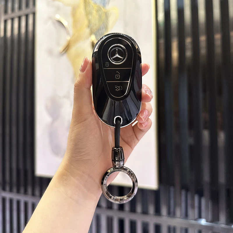 花星海适用于奔驰钥匙套c级c260l包e级e300l壳a200l车glb/glc/gle