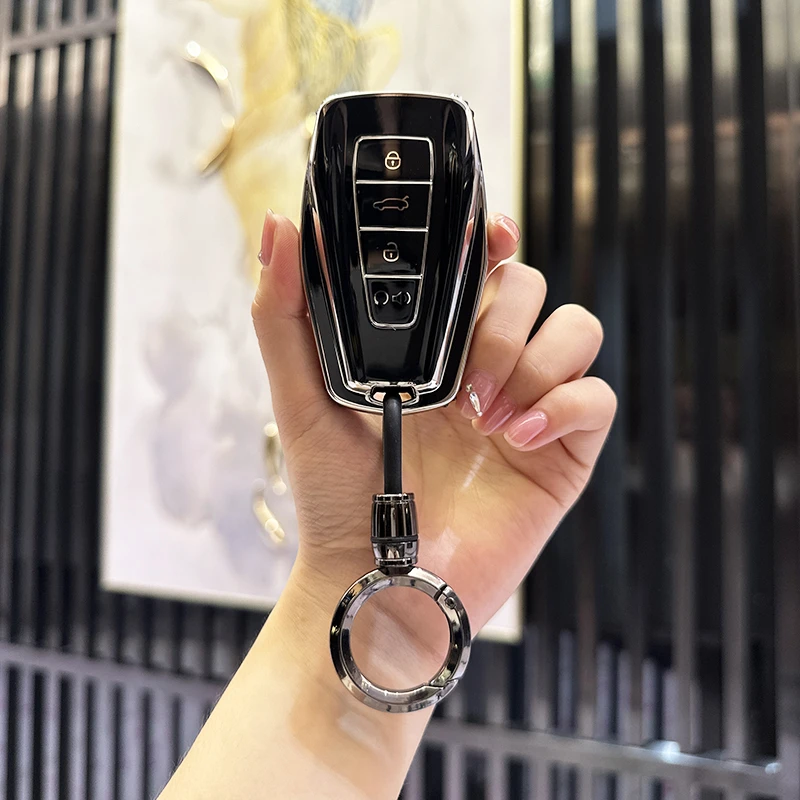 花星海适用于吉利汽车钥匙套gl新帝豪远景x6缤越缤瑞博瑞星瑞扣壳