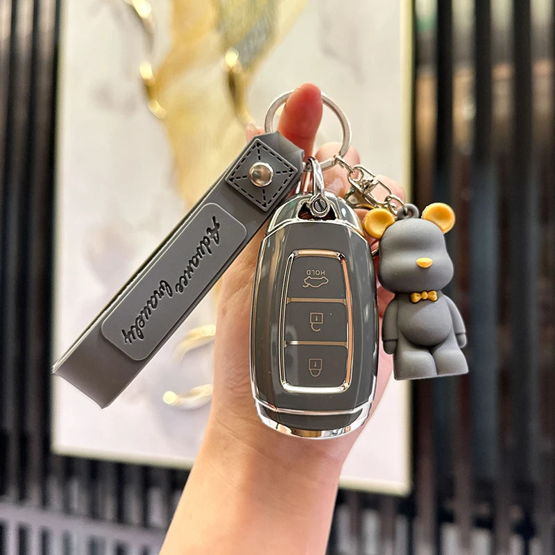 花星海适用于现代ix35钥匙套汽车朗动名图领动伊兰特ix25悦动瑞纳