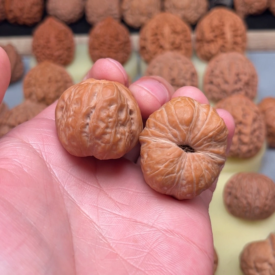 文玩核桃把件36玉蟾