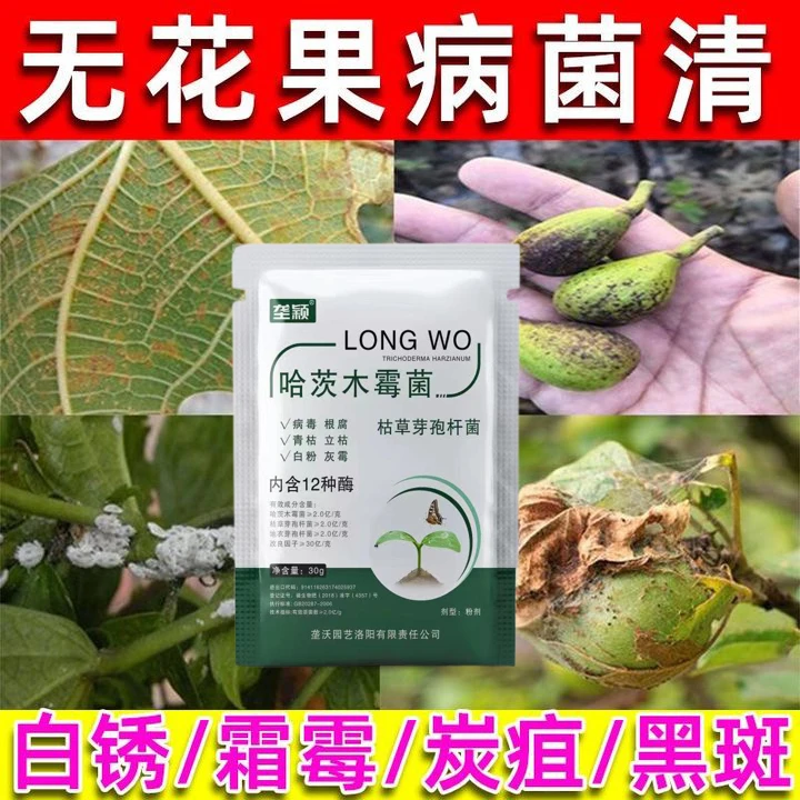 无花果病害专用除菌肥料抗病根腐病灰霉病铁锈炭疽病猝倒病花叶病