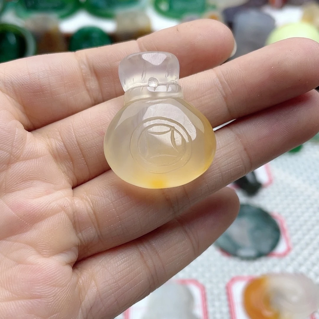 玛瑙/玉髓颈饰合金蓝****饰