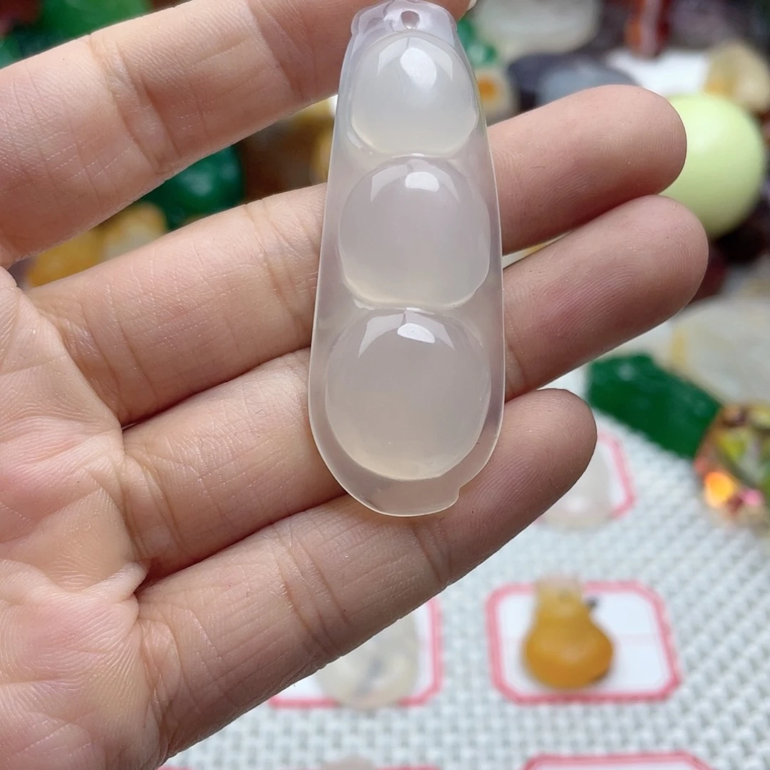 玛瑙/玉髓颈饰合金3****4