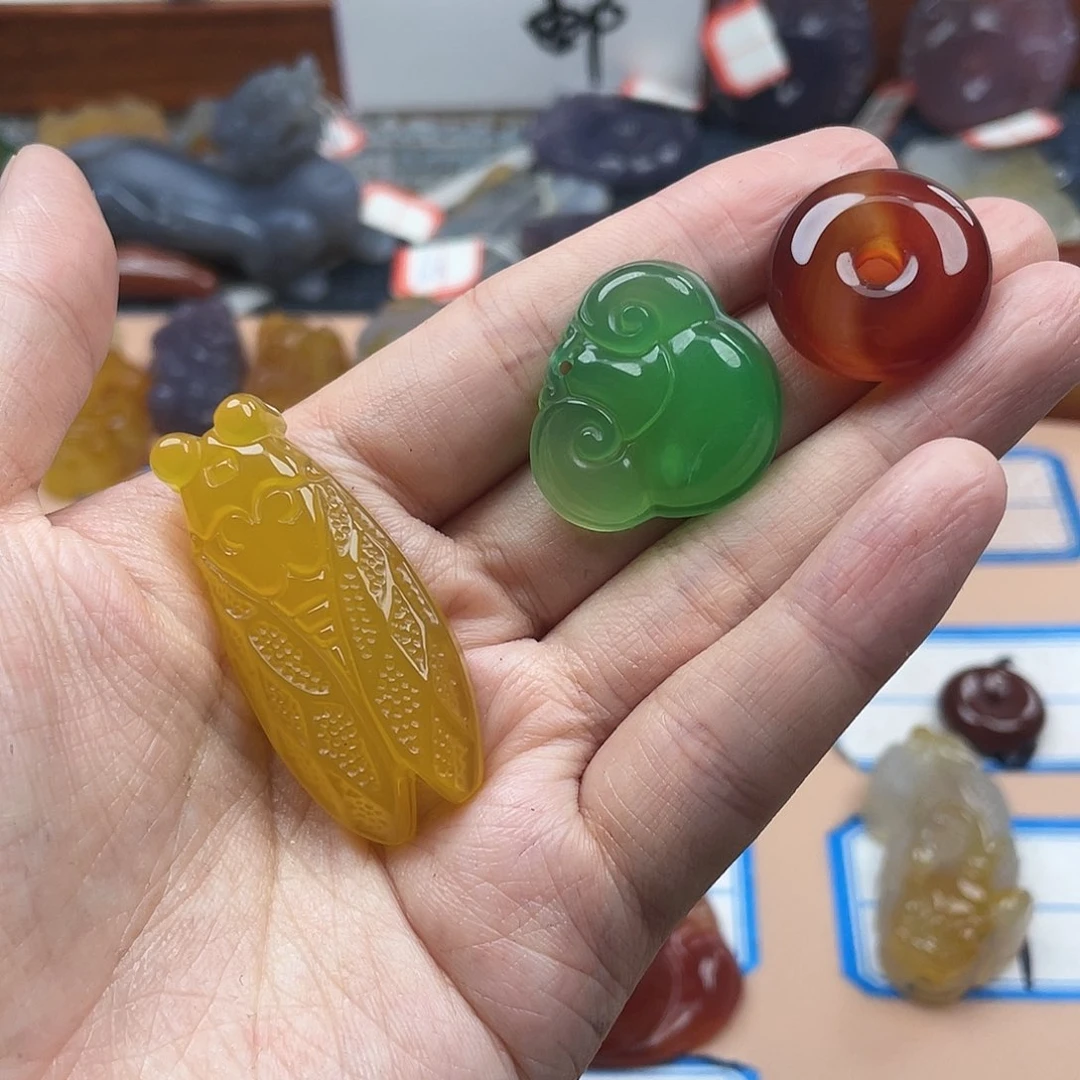 玛瑙/玉髓颈饰合金✿****
