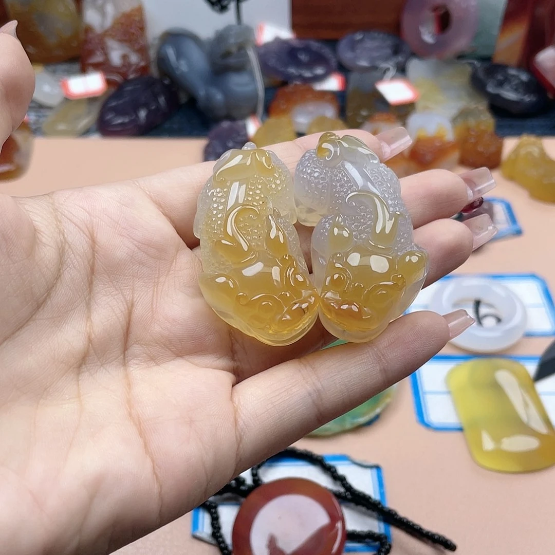 玛瑙/玉髓颈饰合金⑤*默