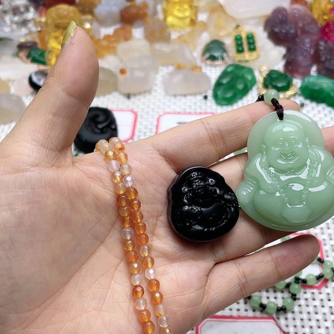 玛瑙/玉髓颈饰合金雪*梅