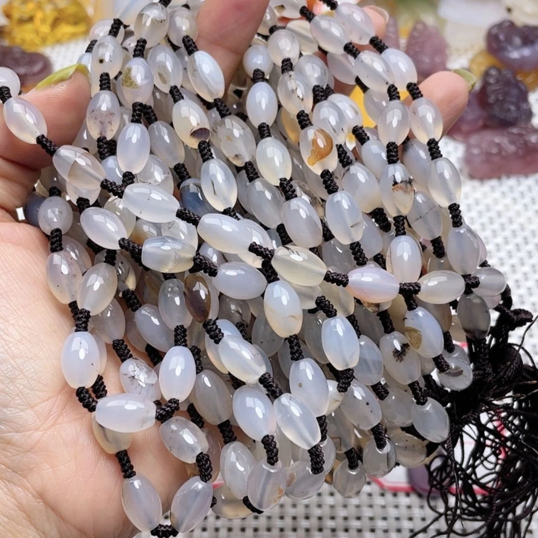 玛瑙/玉髓颈饰合金鑫*