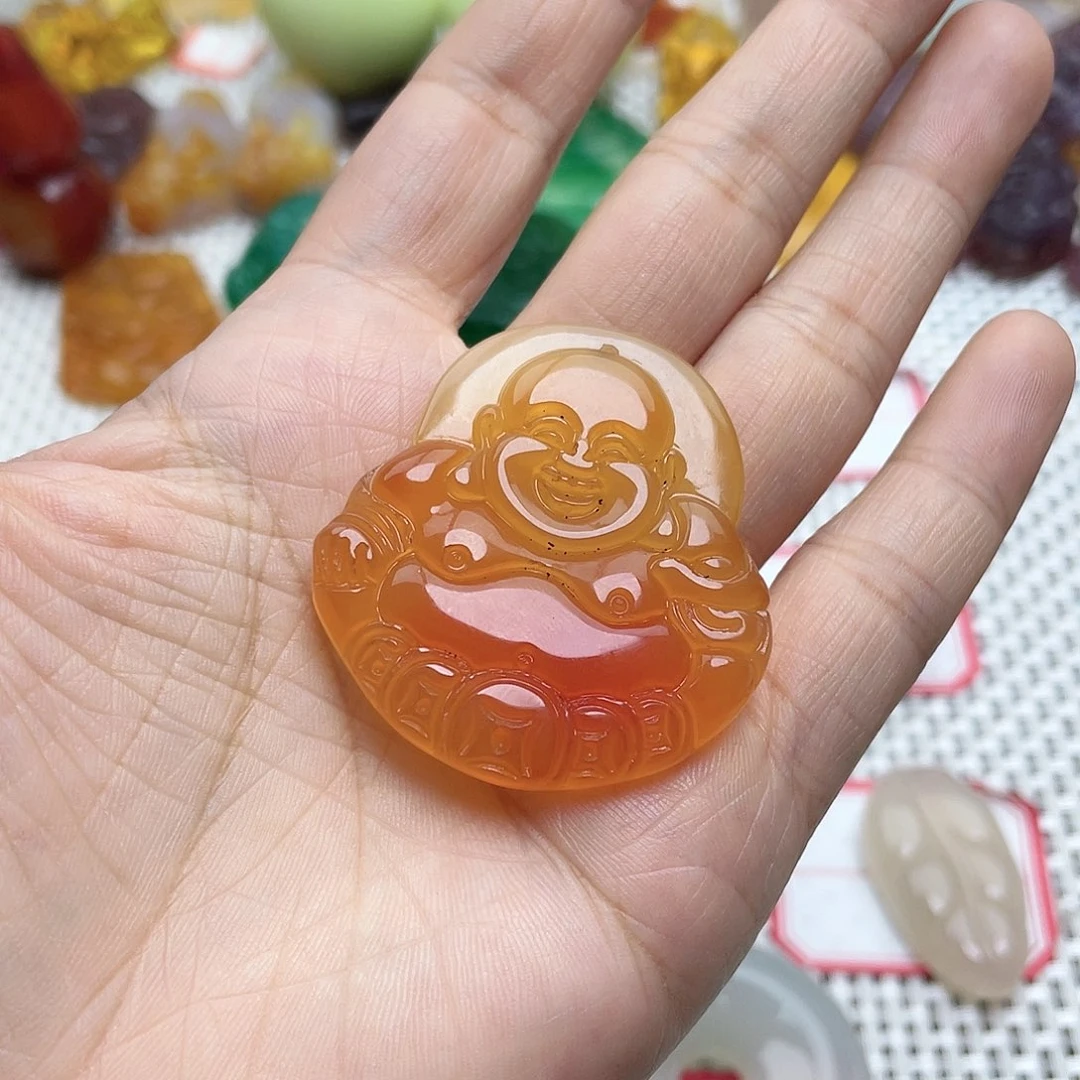 玛瑙/玉髓颈饰合金飘*