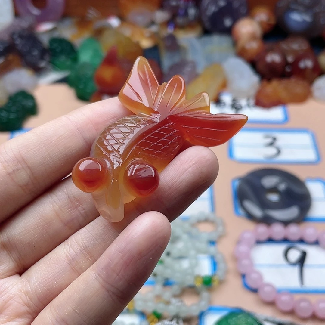 玛瑙/玉髓颈饰合金艳*